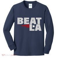 Patriots Beat LA Kids Long Sleeve Shirt thumb 0