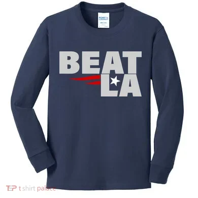Patriots Beat LA Kids Long Sleeve Shirt