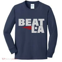 Patriots Beat LA Kids Long Sleeve Shirt thumb 0