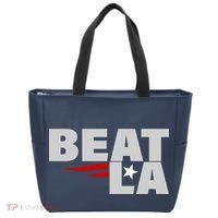 Patriots Beat LA Tote Bag thumb 0