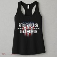 Patriots Don't Cry For Dead Terrorists Women's Tank Top thumb 3