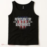 Patriots Don't Cry For Dead Terrorists Tank Top thumb 2