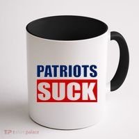 Patriots Suck - I Hate Patriots Coffee Mug thumb 1