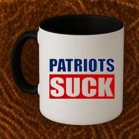 Patriots Suck - I Hate Patriots Coffee Mug thumb 2