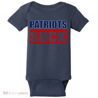 Patriots Suck - I Hate Patriots Baby Bodysuit