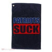 Patriots Suck - I Hate Patriots Golf Towel thumb 0