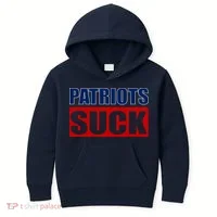 Patriots Suck - I Hate Patriots Kids Hoodie thumb 0