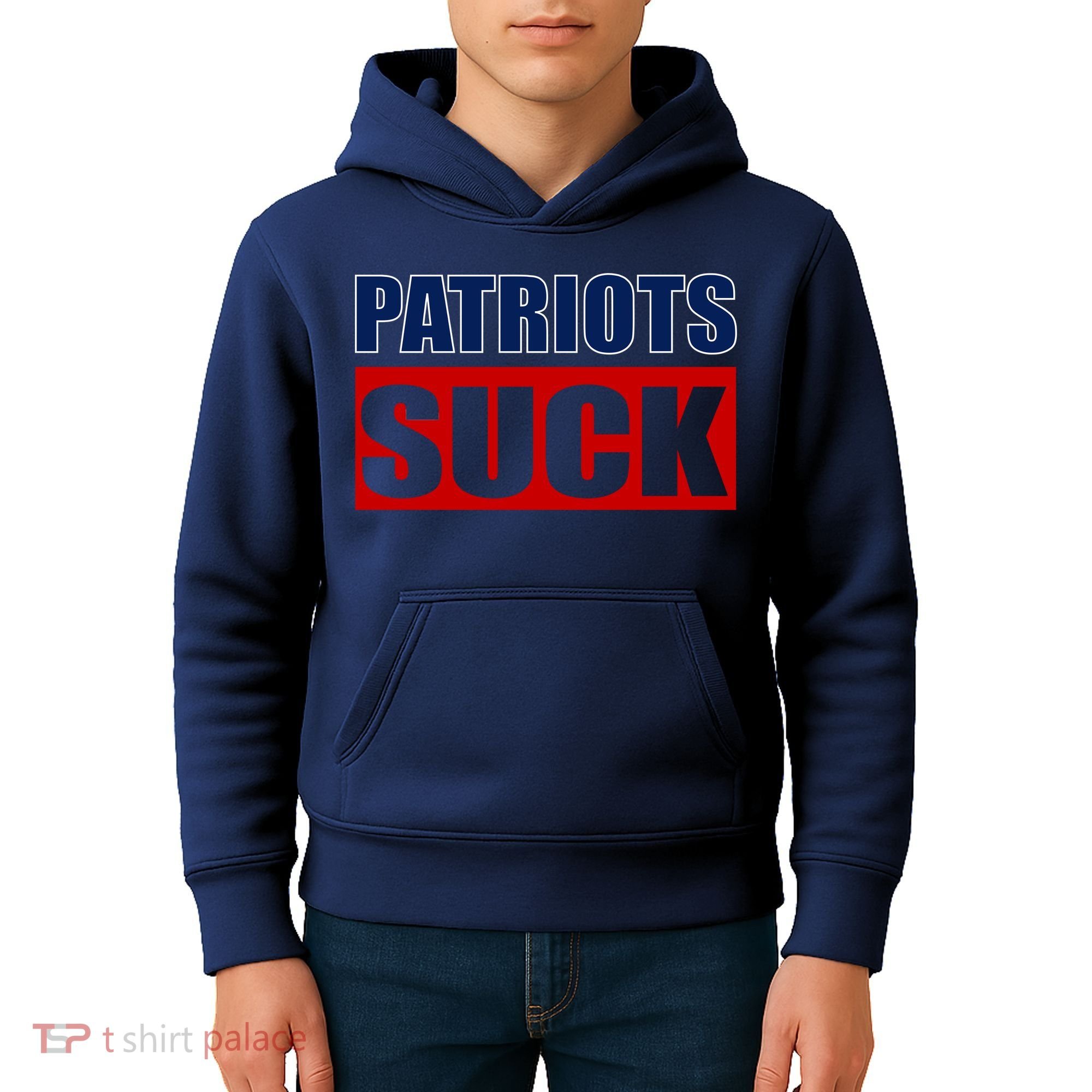 Patriots Suck - I Hate Patriots Kids Hoodie