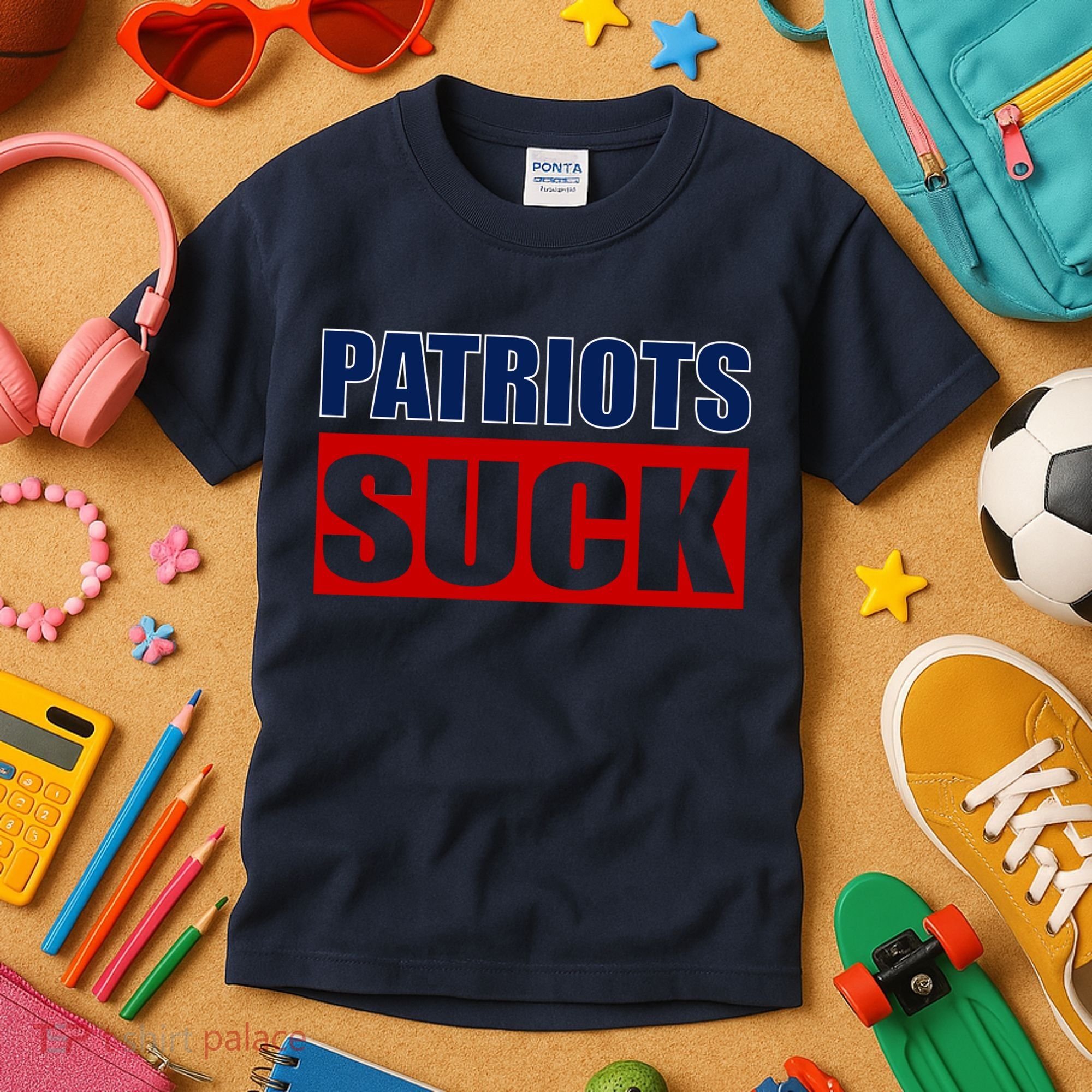Patriots Suck - I Hate Patriots Kids T-Shirt