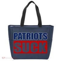 Patriots Suck - I Hate Patriots Tote Bag thumb 0