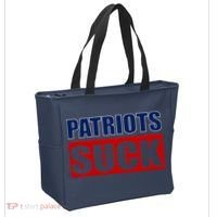 Patriots Suck - I Hate Patriots Tote Bag thumb 2