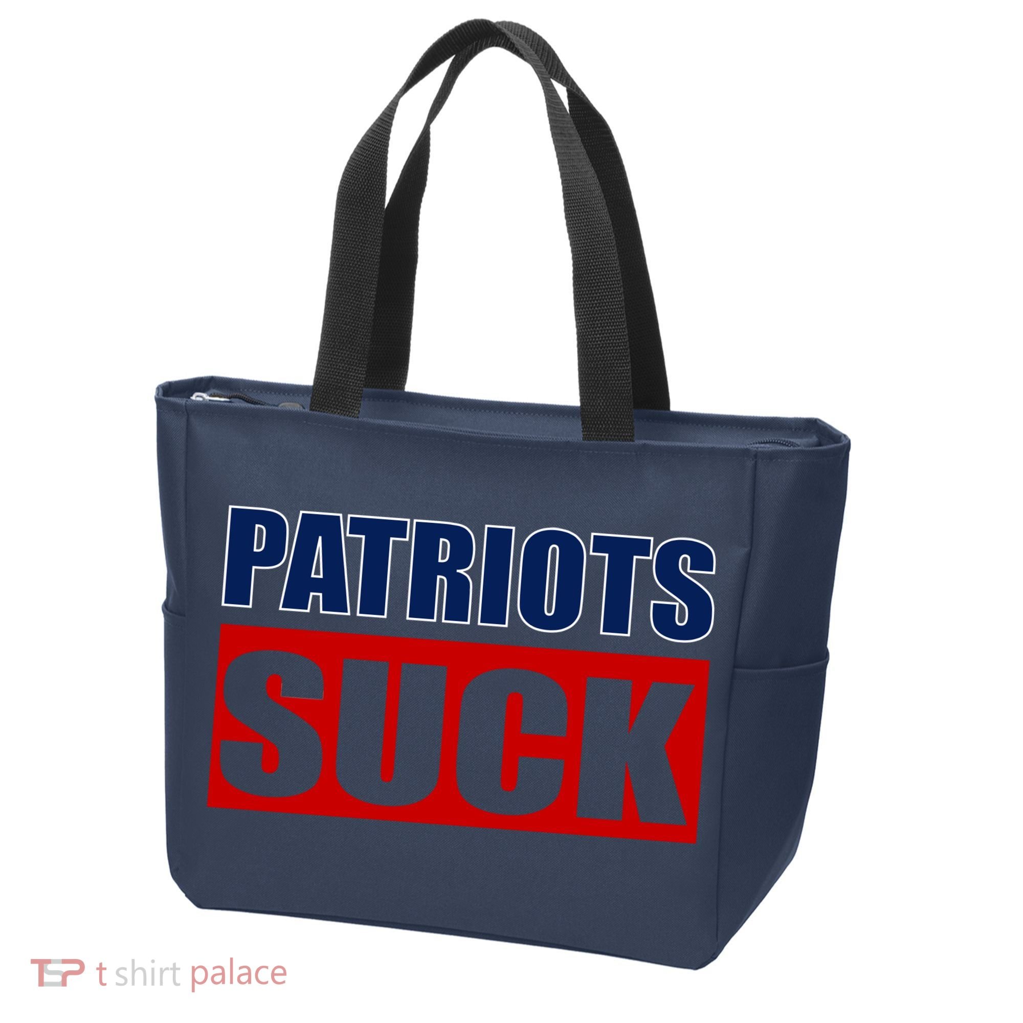 Patriots Suck - I Hate Patriots Tote Bag