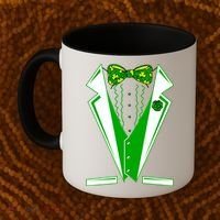 Patty Party Tuxedo Tux St Patrick's Day Coffee Mug thumb 2