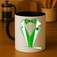 Patty Party Tuxedo Tux St Patrick's Day Coffee Mug thumb 4