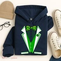Patty Party Tuxedo Tux St Patrick's Day Hoodie thumb 4