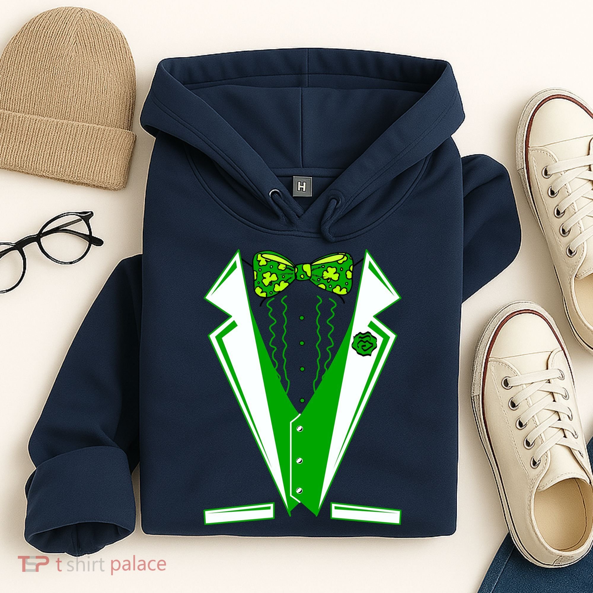 Patty Party Tuxedo Tux St Patrick's Day Hoodie