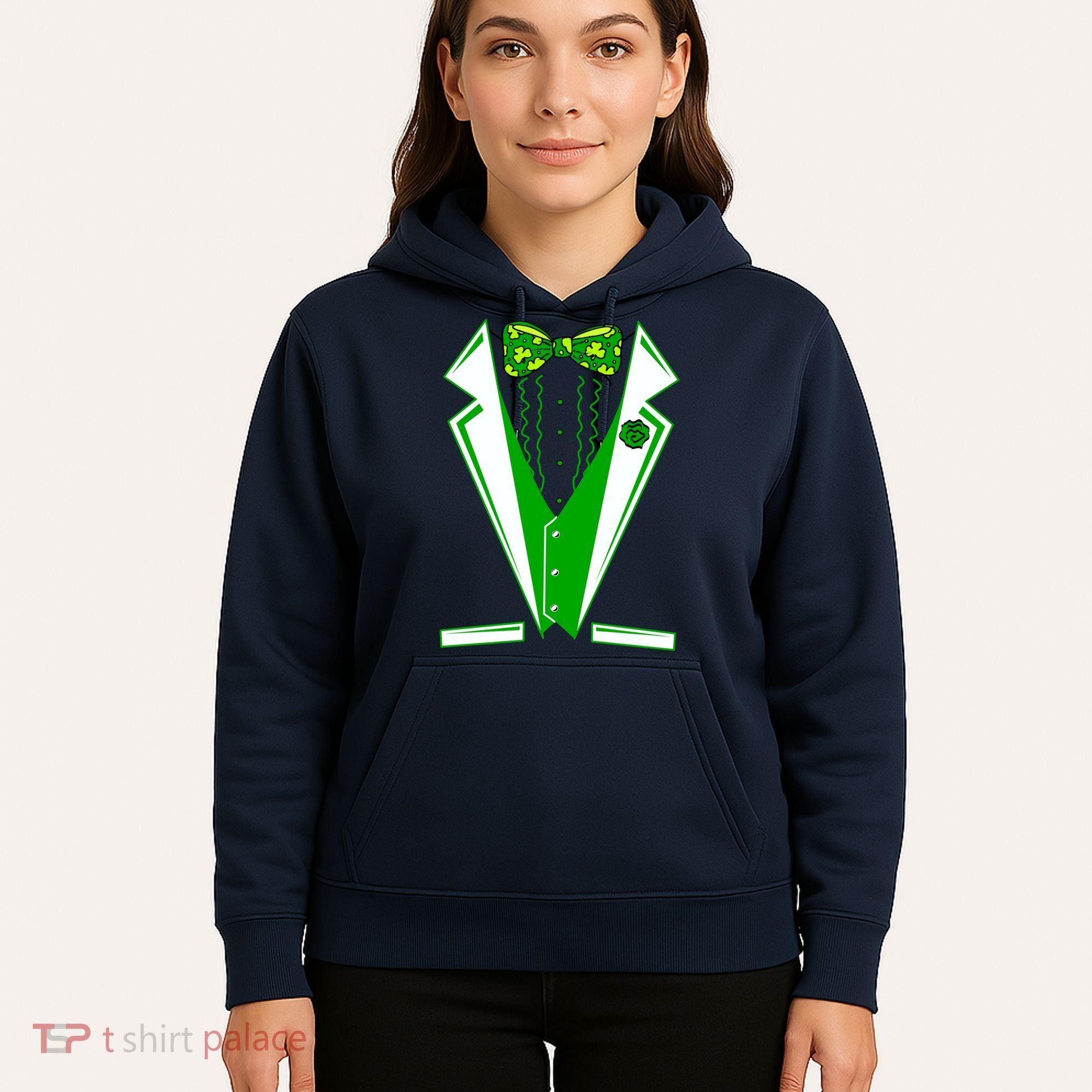 Patty Party Tuxedo Tux St Patrick's Day Hoodie