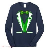 Patty Party Tuxedo Tux St Patrick's Day Long Sleeve Shirt thumb 0