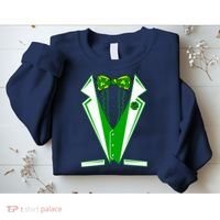 Patty Party Tuxedo Tux St Patrick's Day Sweatshirt thumb 2