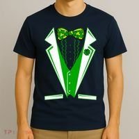 Patty Party Tuxedo Tux St Patrick's Day T-Shirt thumb 3