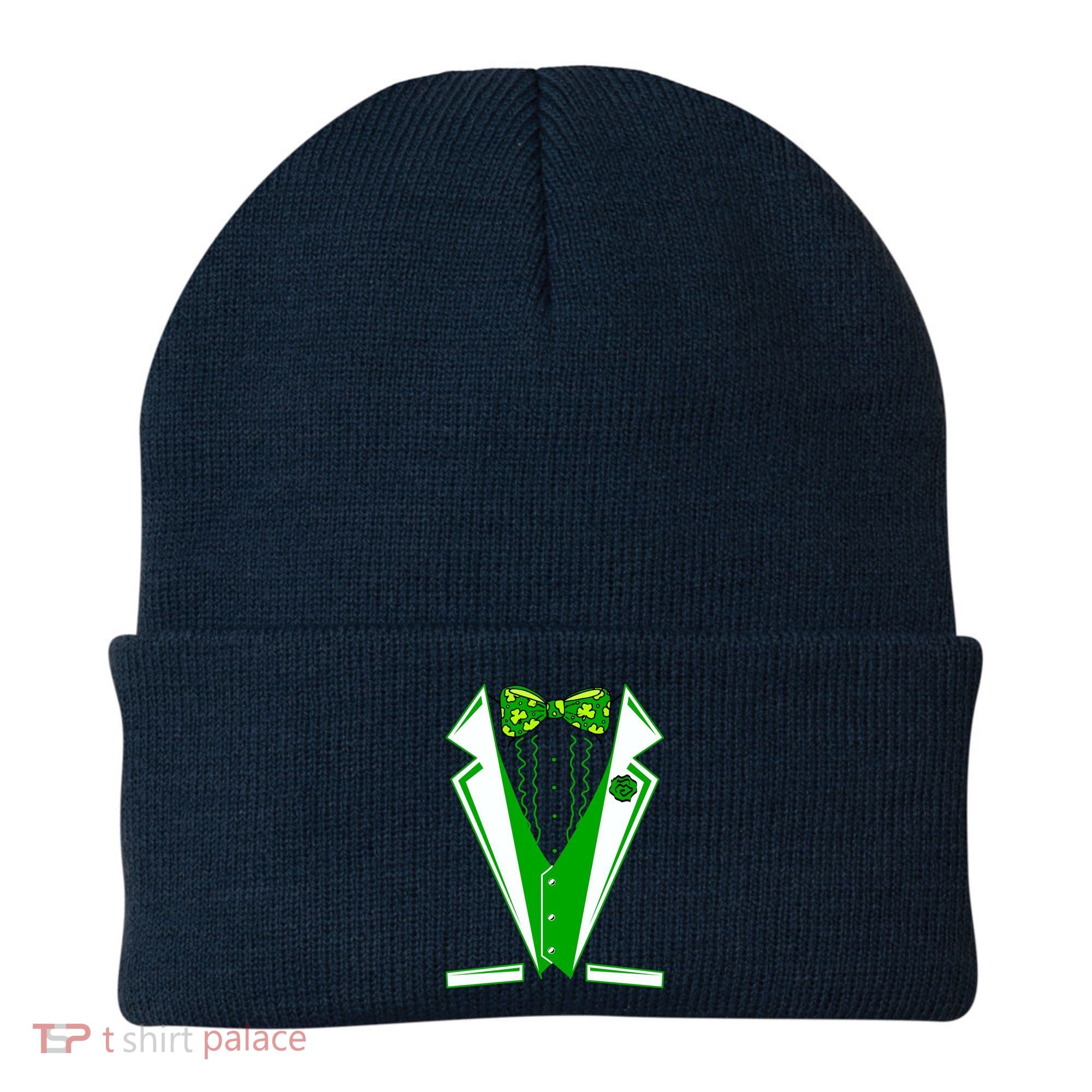 Patty Party Tuxedo Tux St Patrick's Day Beanie