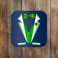 Patty Party Tuxedo Tux St Patrick's Day Coaster thumb 0