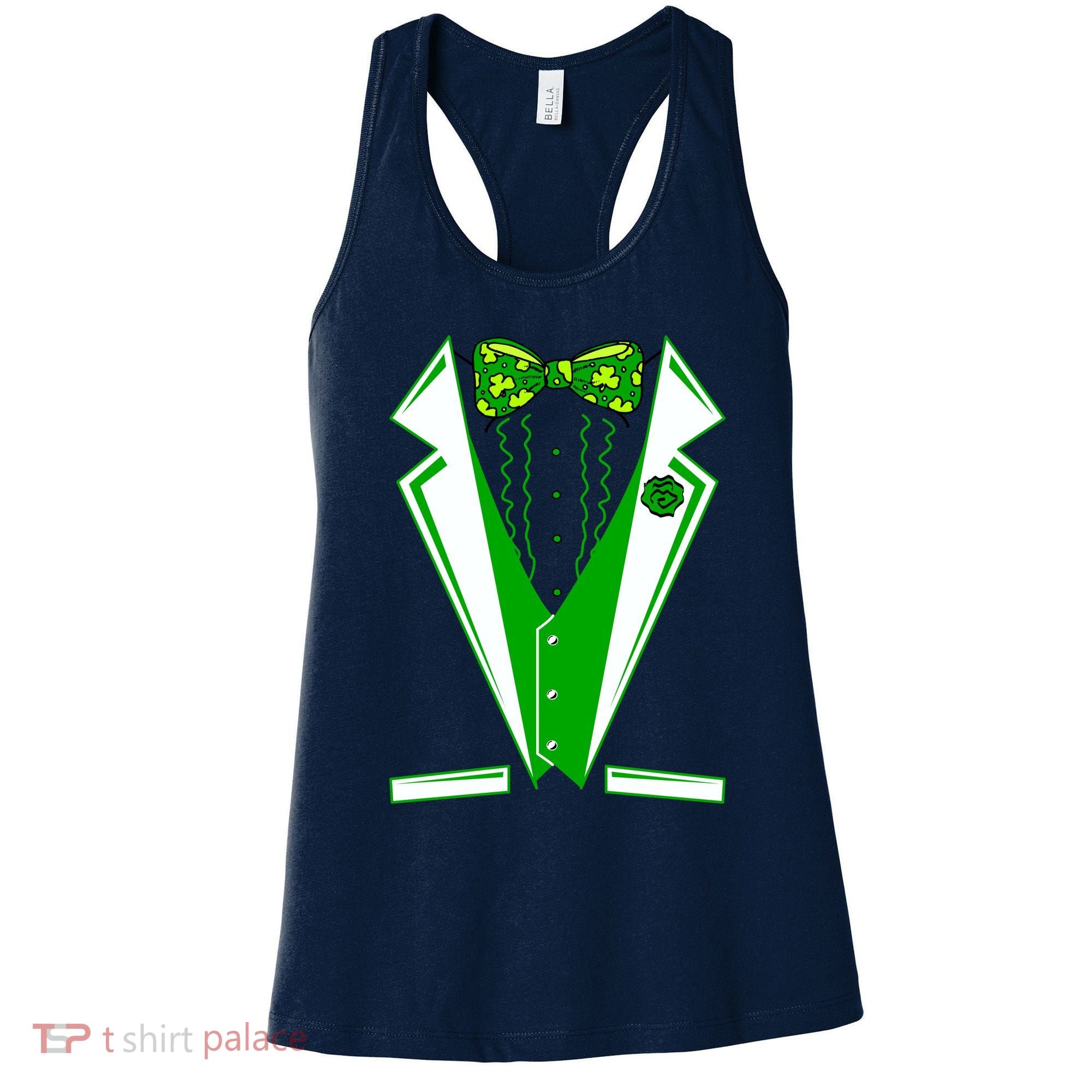 Patty Party Tuxedo Tux St Patrick's Day Women's Tank Top