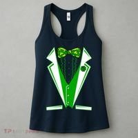 Patty Party Tuxedo Tux St Patrick's Day Women's Tank Top thumb 3