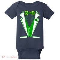 Patty Party Tuxedo Tux St Patrick's Day Baby Bodysuit thumb 0