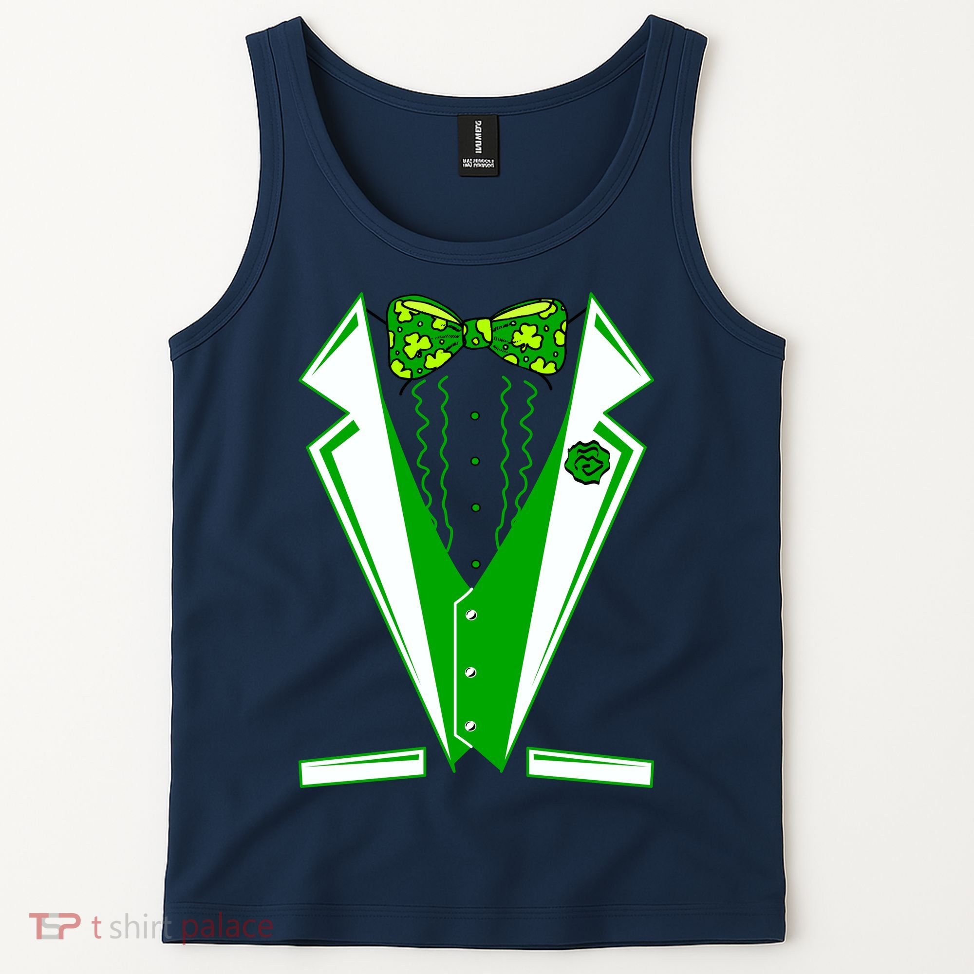 Patty Party Tuxedo Tux St Patrick's Day Tank Top