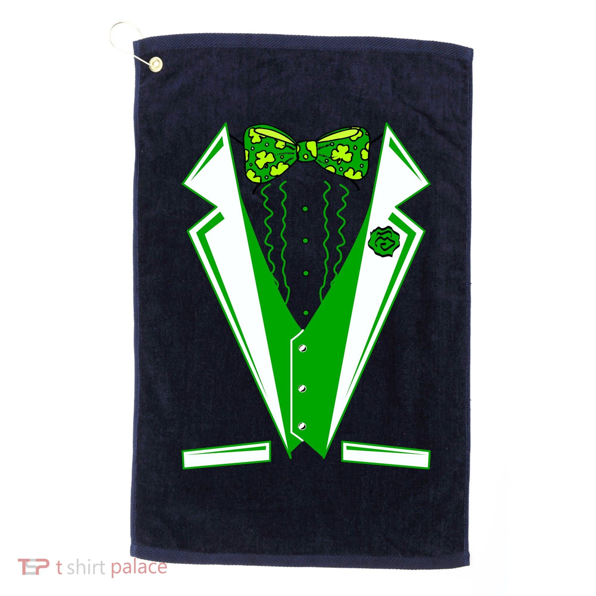 Patty Party Tuxedo Tux St Patrick's Day Golf Towel