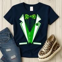 Patty Party Tuxedo Tux St Patrick's Day Women's T-Shirt thumb 3