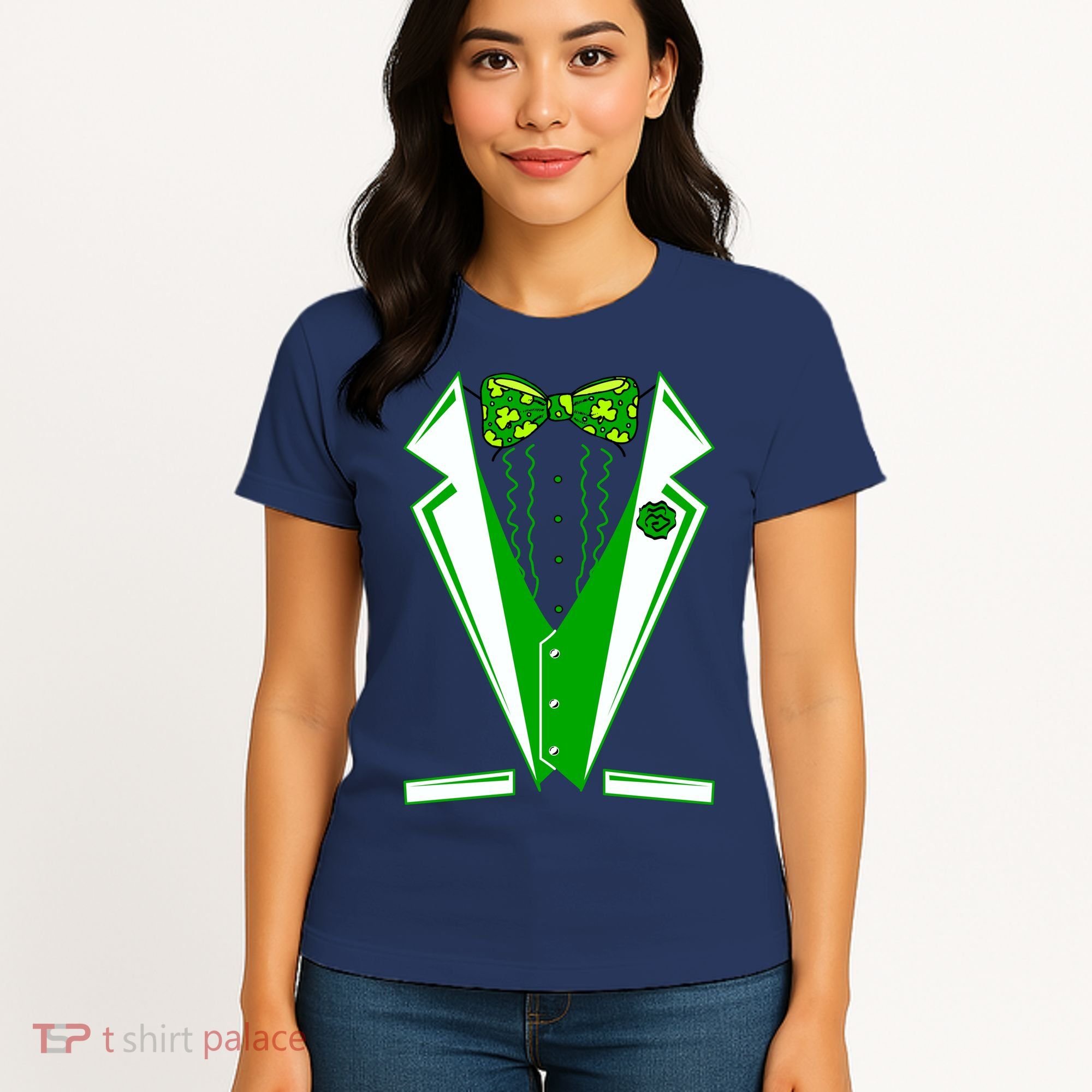 Patty Party Tuxedo Tux St Patrick's Day Women's T-Shirt