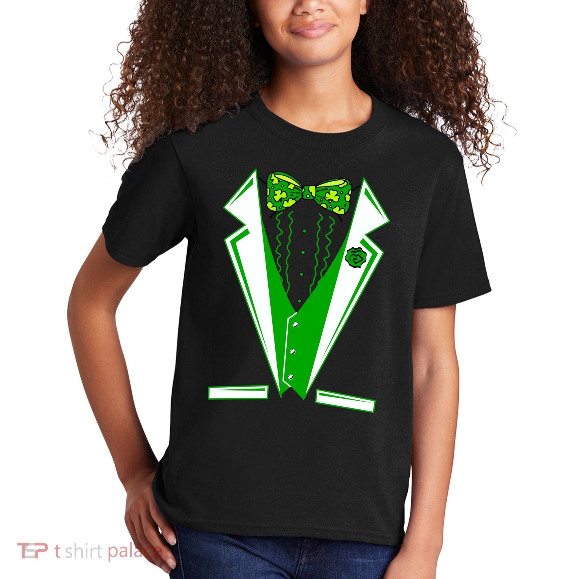 Patty Party Tuxedo Tux St Patrick's Day Kids T-Shirt