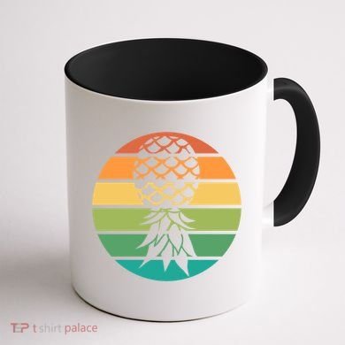 Polyamory And Upside Down Pineapple Summer Vacation Cruise Cute Gift Coffee Mug back
