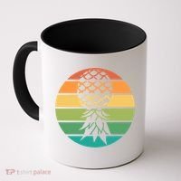 Polyamory And Upside Down Pineapple Summer Vacation Cruise Cute Gift Coffee Mug thumb 0