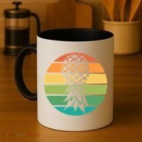 Polyamory And Upside Down Pineapple Summer Vacation Cruise Cute Gift Coffee Mug thumb 4