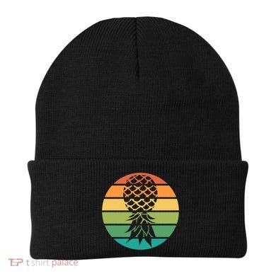 Polyamory And Upside Down Pineapple Summer Vacation Cruise Cute Gift Beanie