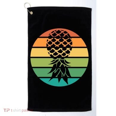 Polyamory And Upside Down Pineapple Summer Vacation Cruise Cute Gift Golf Towel