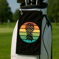 Polyamory And Upside Down Pineapple Summer Vacation Cruise Cute Gift Golf Towel thumb 2