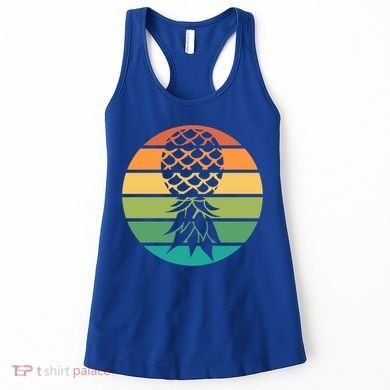 Polyamory And Upside Down Pineapple Summer Vacation Cruise Cute Gift Women's Tank Top