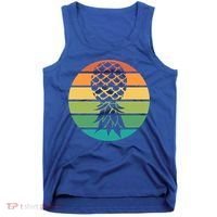 Polyamory And Upside Down Pineapple Summer Vacation Cruise Cute Gift Tank Top thumb 0