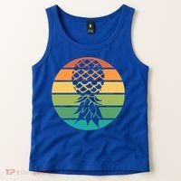 Polyamory And Upside Down Pineapple Summer Vacation Cruise Cute Gift Tank Top thumb 2