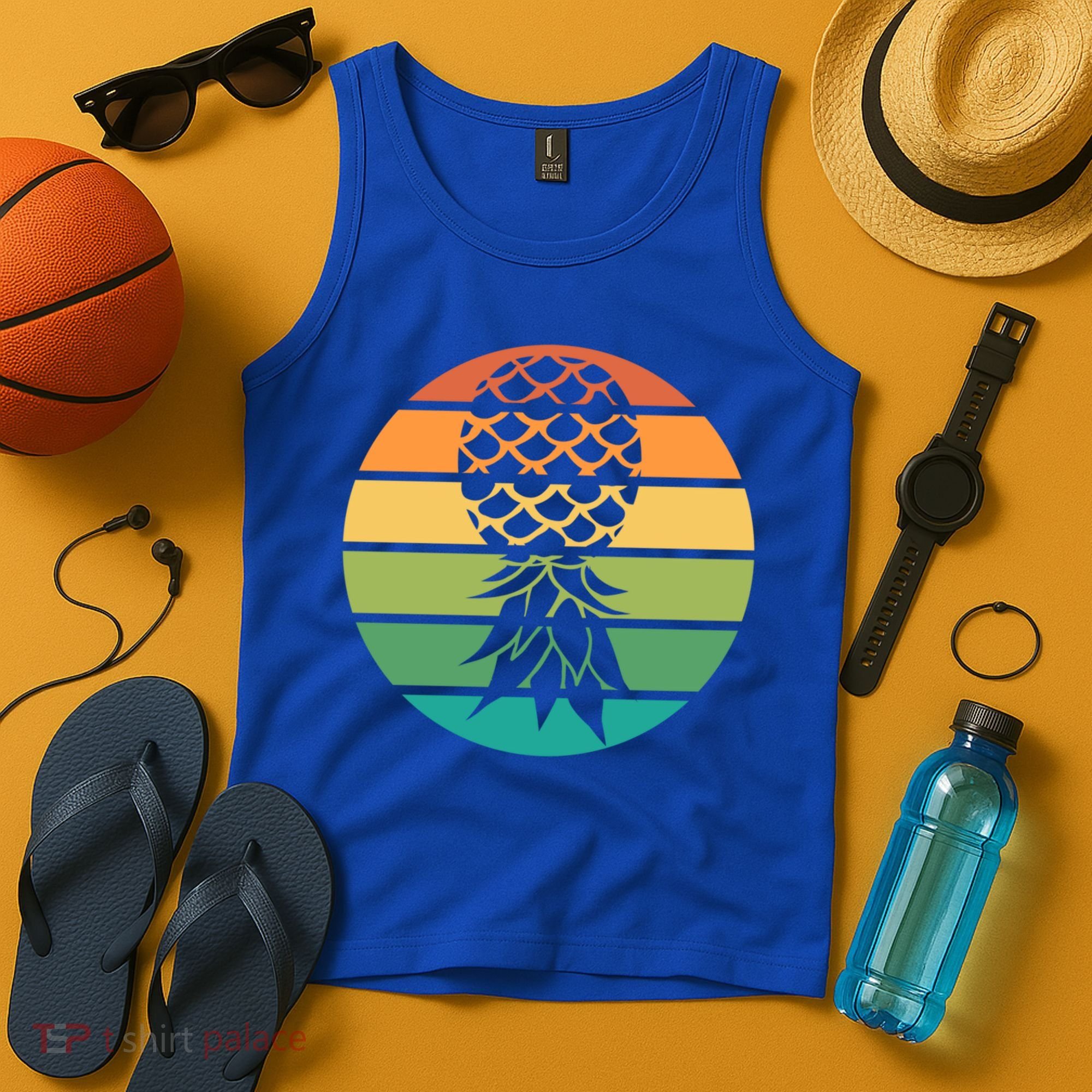 Polyamory And Upside Down Pineapple Summer Vacation Cruise Cute Gift Tank Top