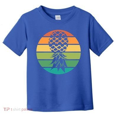 Polyamory And Upside Down Pineapple Summer Vacation Cruise Cute Gift Toddler T-Shirt
