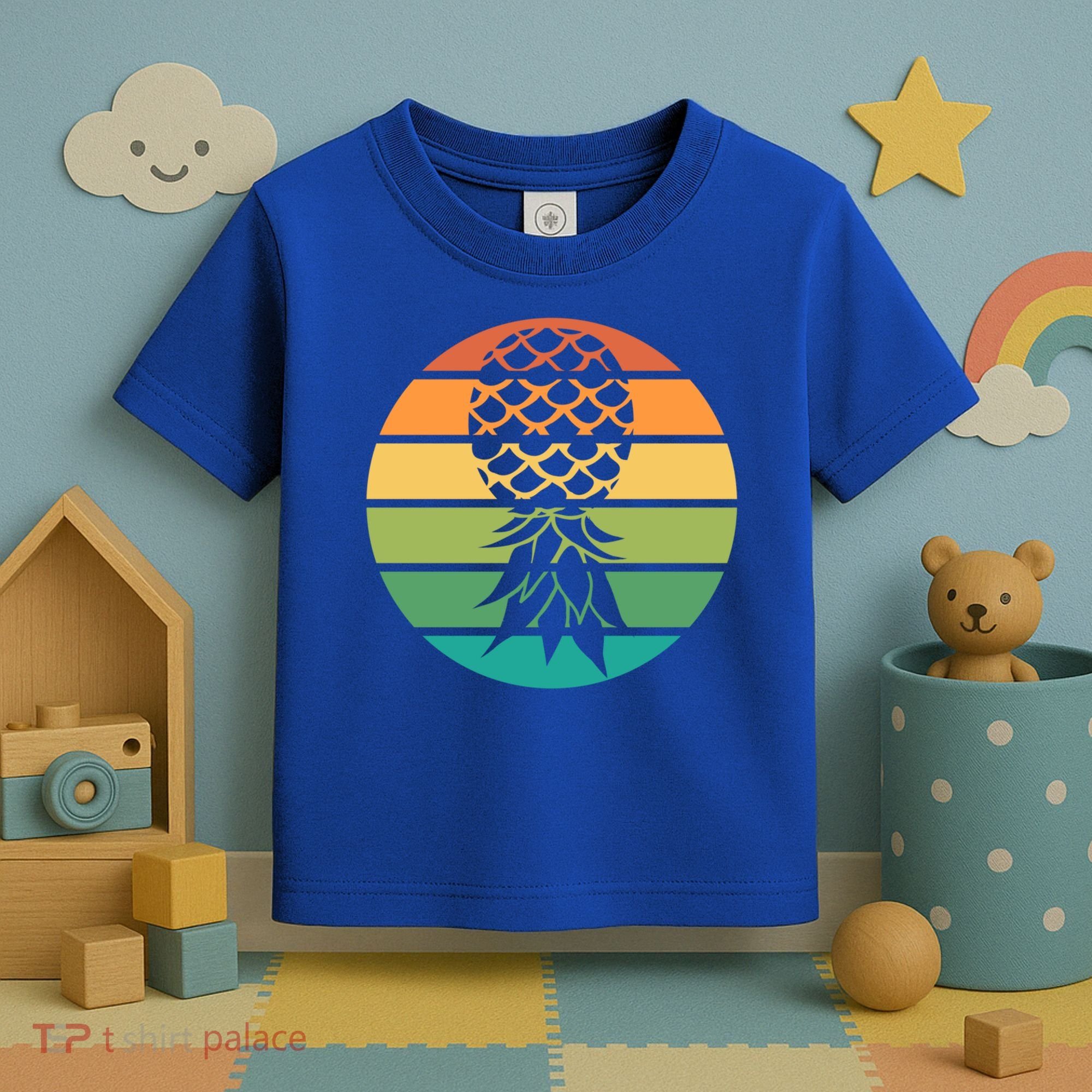 Polyamory And Upside Down Pineapple Summer Vacation Cruise Cute Gift Toddler T-Shirt