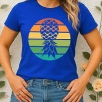 Polyamory And Upside Down Pineapple Summer Vacation Cruise Cute Gift Women's T-Shirt thumb 2