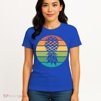 Polyamory And Upside Down Pineapple Summer Vacation Cruise Cute Gift Women's T-Shirt thumb 4