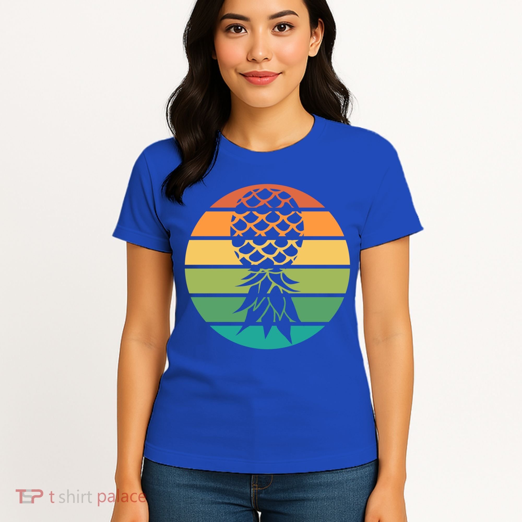 Polyamory And Upside Down Pineapple Summer Vacation Cruise Cute Gift Women's T-Shirt