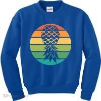 Polyamory And Upside Down Pineapple Summer Vacation Cruise Cute Gift Kids Sweatshirt thumb 0